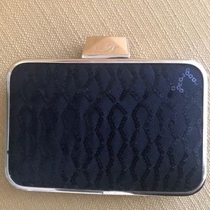 Badgley Mischka Belle clutch w/removable strap